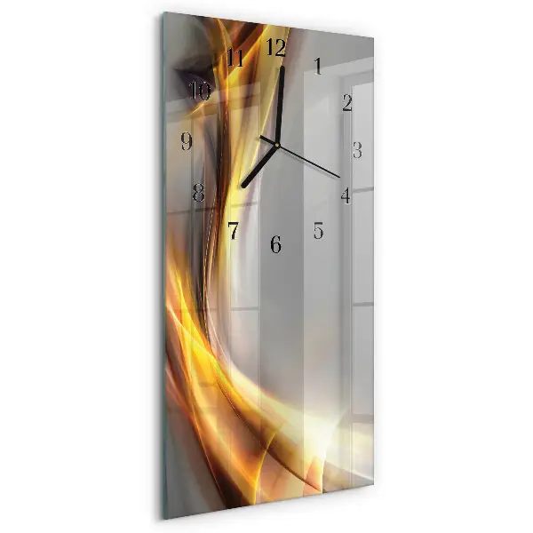 Wanduhr mit motiv vertikal Abstraktion