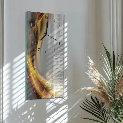 Wanduhr mit motiv vertikal Abstraktion