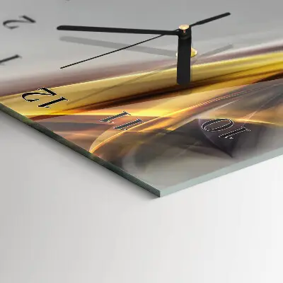 Wanduhr mit motiv vertikal Abstraktion