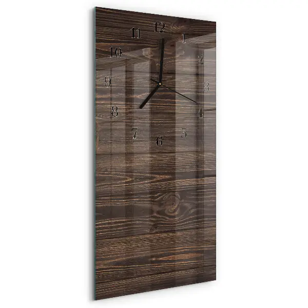 Vertikale Uhr Holz