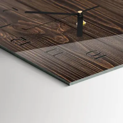 Vertikale Uhr Holz