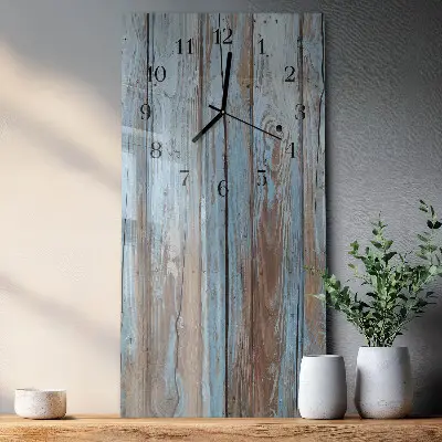 Wanduhr mit motiv vertikal Holz