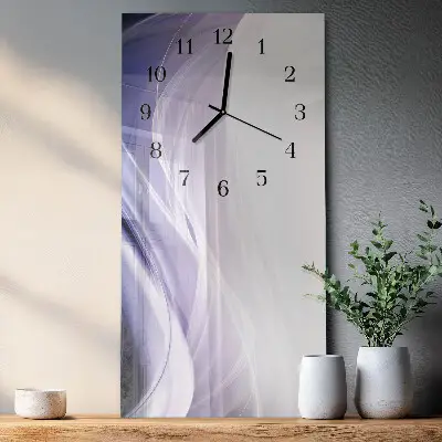 Wanduhr design ausgefallen vertikal Abstraktion
