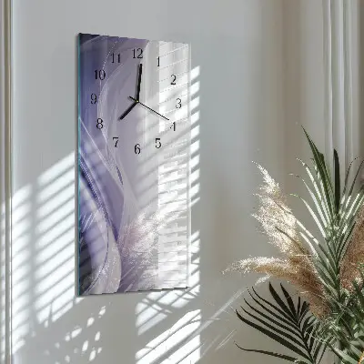 Wanduhr design ausgefallen vertikal Abstraktion