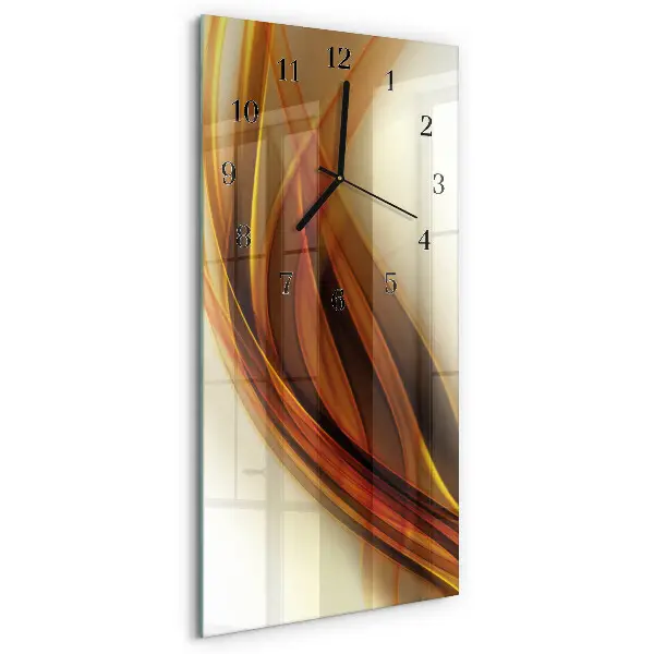 Wanduhr mit motiv vertikal Abstraktion