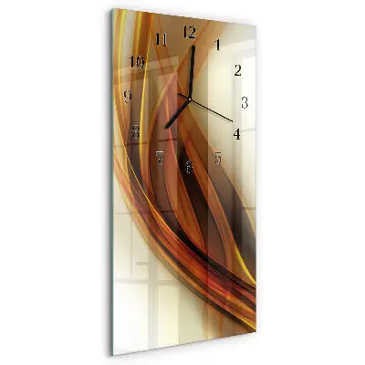Wanduhr mit motiv vertikal Abstraktion