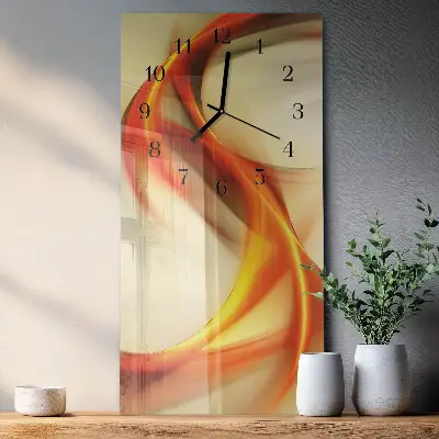 Moderne wanduhr vertikal Abstraktion
