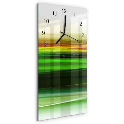 Wanduhr design ausgefallen vertikal Abstraktion