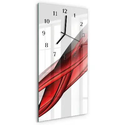 Wanduhr mit motiv vertikal Abstraktion