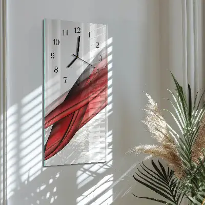 Wanduhr mit motiv vertikal Abstraktion