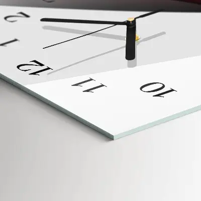 Wanduhr mit motiv vertikal Abstraktion