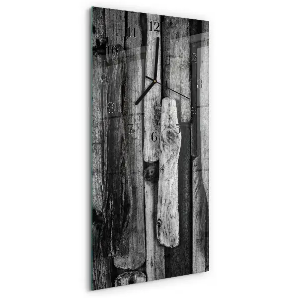 Vertikale glas wanduhr Boards