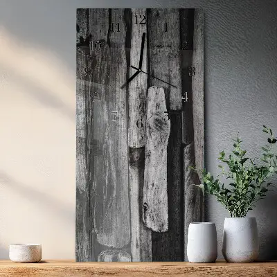 Vertikale glas wanduhr Boards