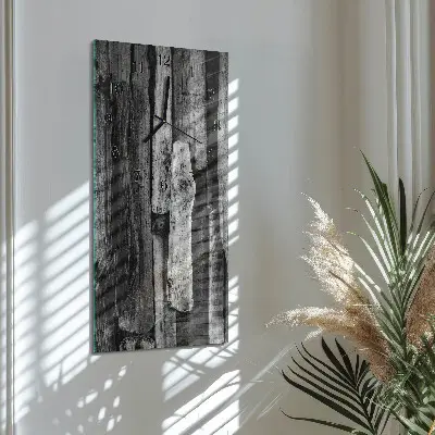 Vertikale glas wanduhr Boards