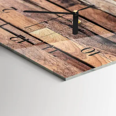 Vertikale Uhr Holz