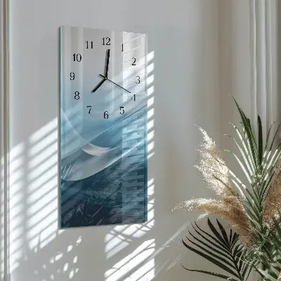 Moderne wanduhr vertikal Abstraktion
