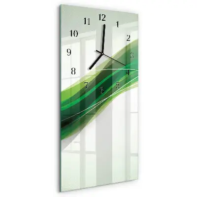 Wanduhr mit motiv vertikal Abstraktion