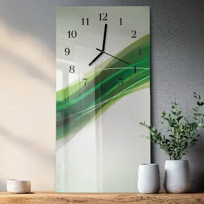 Wanduhr mit motiv vertikal Abstraktion