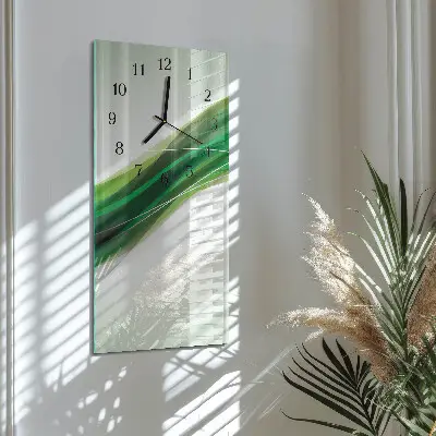 Wanduhr mit motiv vertikal Abstraktion