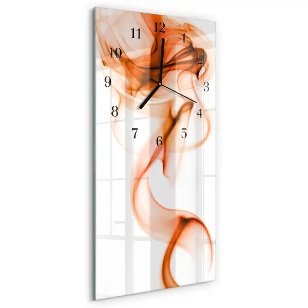 Vertikale glas wanduhr Muster