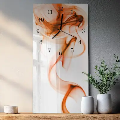 Vertikale glas wanduhr Muster