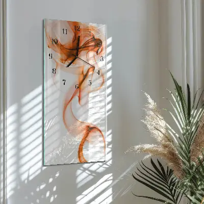 Vertikale glas wanduhr Muster