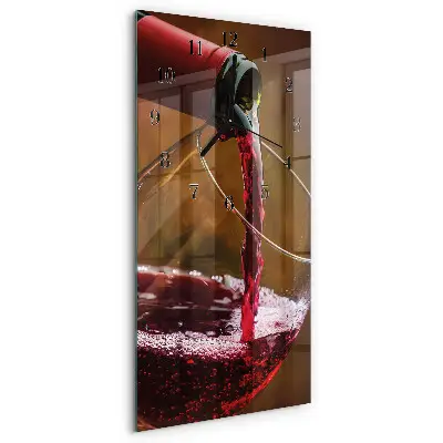 Vertikale Uhr Wein