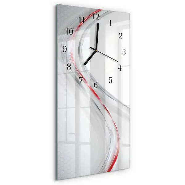Moderne wanduhr vertikal Kurve