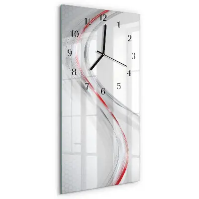 Moderne wanduhr vertikal Kurve