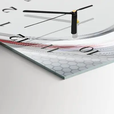 Moderne wanduhr vertikal Kurve