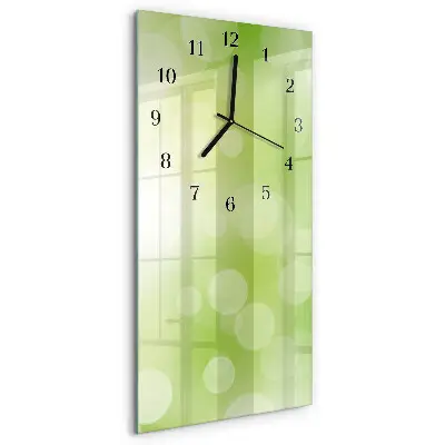Vertikale glas wanduhr Muster
