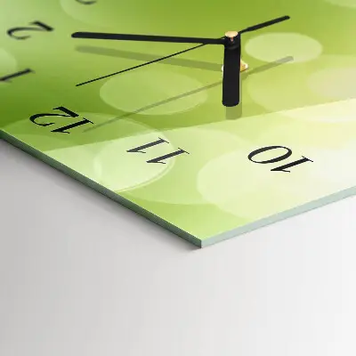 Vertikale glas wanduhr Muster