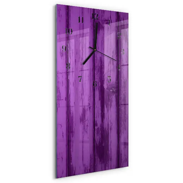 Wanduhr mit motiv vertikal Holz