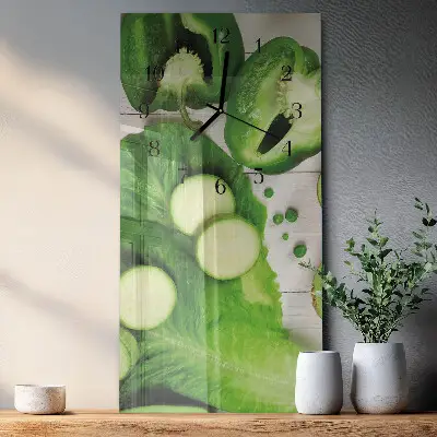 Vertikale Uhr Gemüse