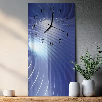 Wanduhr mit motiv vertikal Wirbel