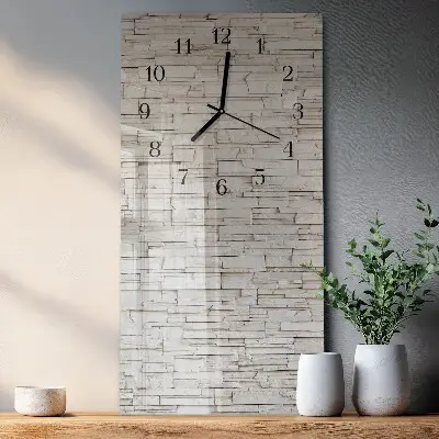 Wanduhr mit motiv vertikal Klinker