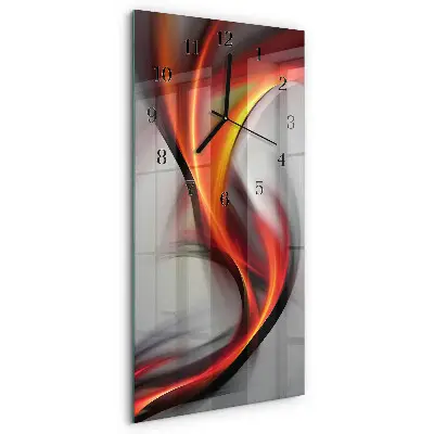 Wanduhr design ausgefallen vertikal Abstraktion