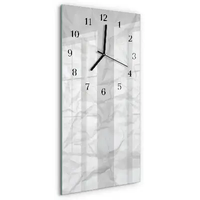 Wanduhr design ausgefallen vertikal Ein Blatt Papier