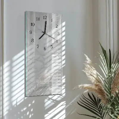 Wanduhr design ausgefallen vertikal Ein Blatt Papier