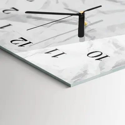 Wanduhr design ausgefallen vertikal Ein Blatt Papier