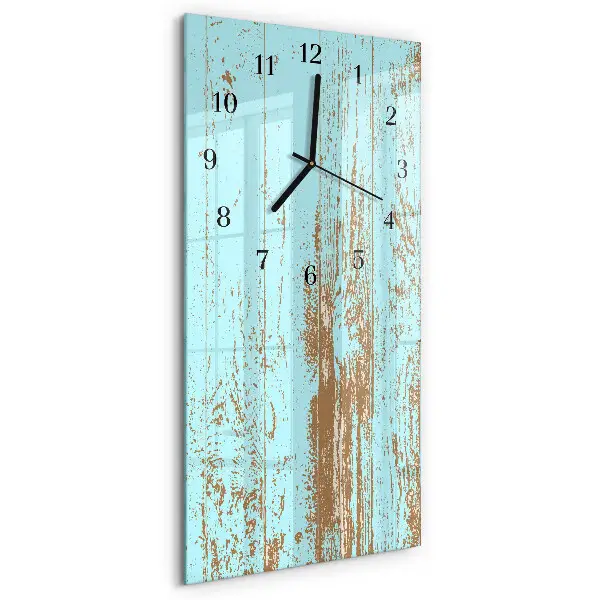 Vertikale Uhr Holz