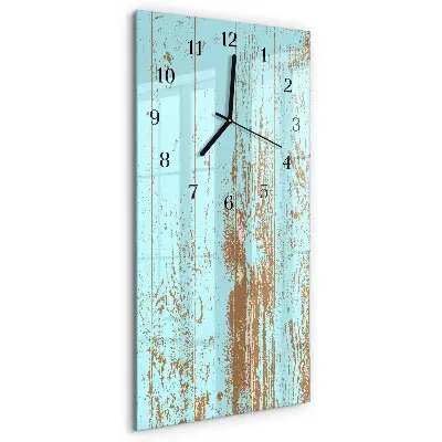 Vertikale Uhr Holz