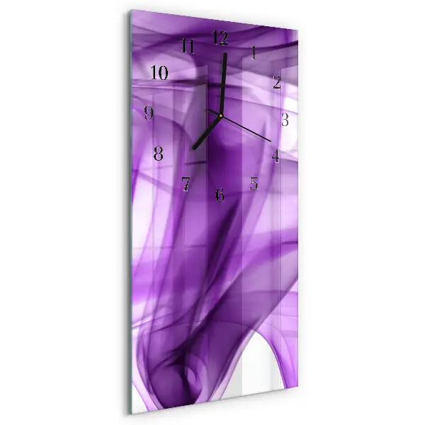 Wanduhr mit motiv vertikal Viola-Muster