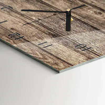Wanduhr design ausgefallen vertikal Holz