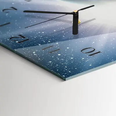 Wanduhr design ausgefallen vertikal Das Universum der Erde