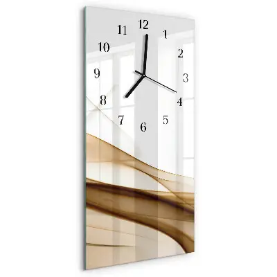 Wanduhr mit motiv vertikal Abstraktion