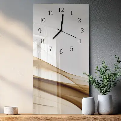 Wanduhr mit motiv vertikal Abstraktion