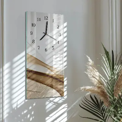 Wanduhr mit motiv vertikal Abstraktion