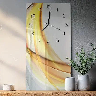 Wanduhr design ausgefallen vertikal Abstraktion