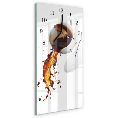 Vertikale Uhr Kaffee